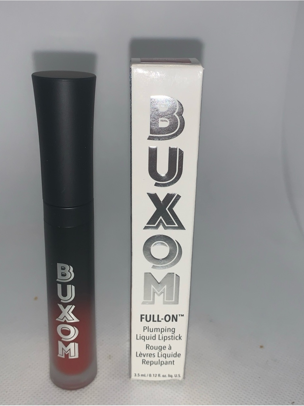 Buxom Full-On Matte Plumping Liquid Lipstick in Red Hot NIB .12 Fl Oz